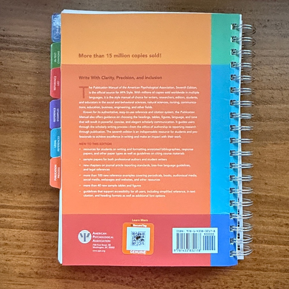 APA Publication Manual 7th Edition - Picture 2 of 3